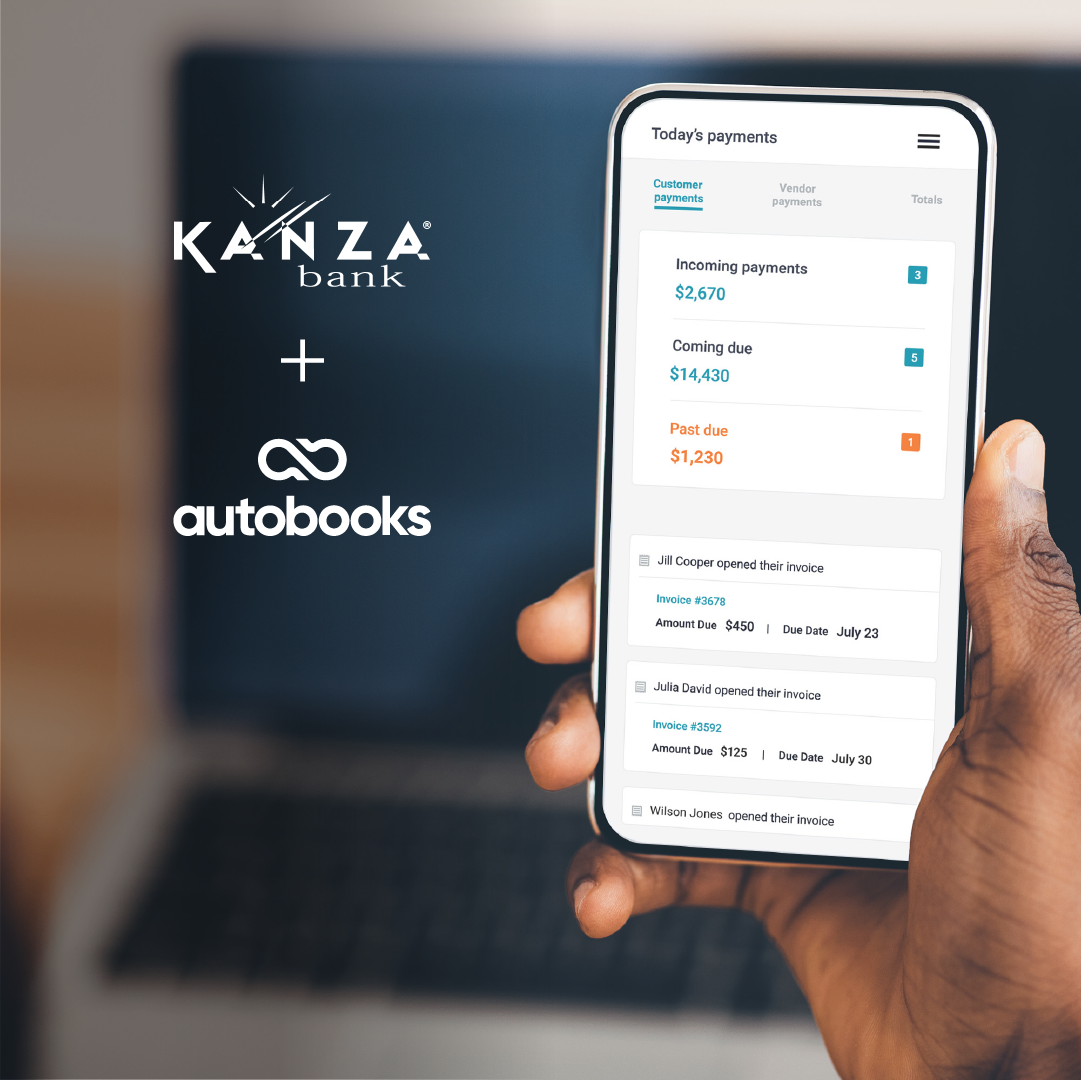 KANZA Bank Chooses Autobooks to Elevate Small Business Banking - Main Image