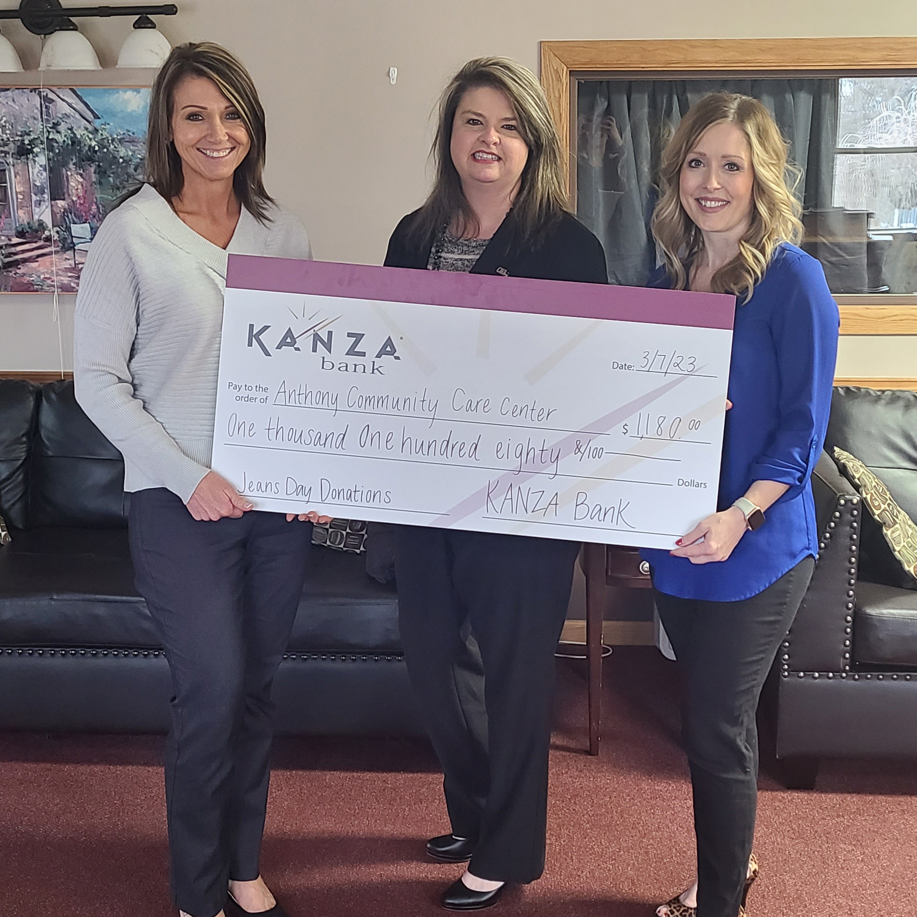 KANZA Bank Donates to Anthony Care Community Center - Main Image